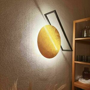 Prisadené stropné LED svietidlo s.luce Artus čierne 40 cm 36 W stmievateľné small 8