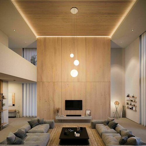 Skontrolujte Luster s.luce Orb 3-ramenný čierny sklo kov E27 LED stmievateľný