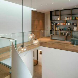 Luster s.luce Orb 3-ramenný čierny sklo kov E27 LED stmievateľný small 2