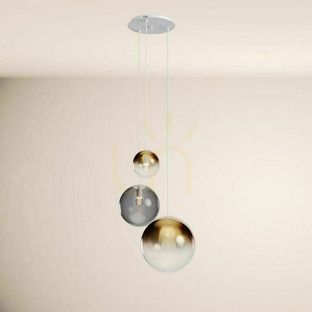 Skontrolujte Luster s.luce Orb 3-ramenný zlatý sklo a kov, modulárny galérijny 3x E27 Luster s.luce Orb 3-ramenný zlatý sklo a kov, modulárny galérijny 3x E27