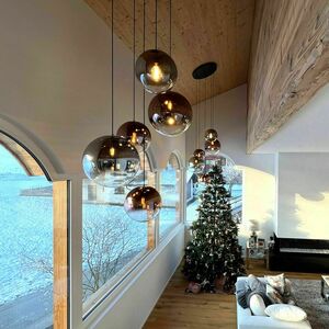 Luster s.luce Orb zlatý sklenený 5-ramenný modulárny E27 stmievateľný small 10
