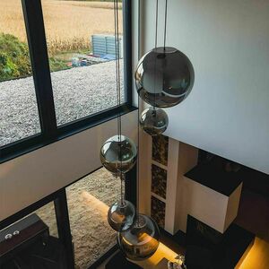Luster s.luce Orb zlatý sklenený 5-ramenný modulárny E27 stmievateľný small 2