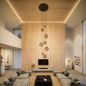 Luster s.luce Orb zlatý 8-ramenný modulárny sklenený moderný small 2