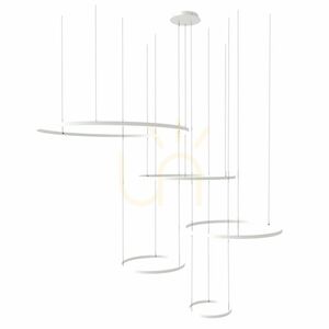 Luster s.luce Ring zlatý LED 5-ramenný stmievateľný 3000 K small 12