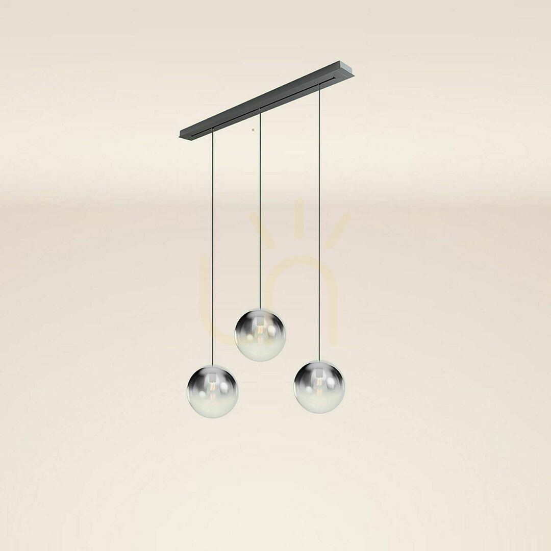 Displej Luster s.luce Orb biely sklo kov 3x E27 Ø30 cm Luster s.luce Orb biely sklo kov 3x E27 Ø30 cm