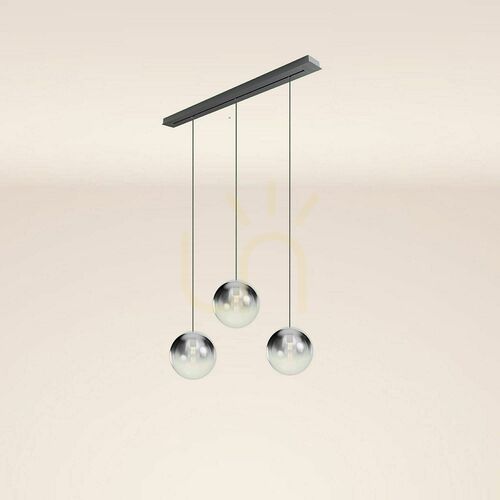 Skontrolujte Závesné svietidlo s.luce Orb 3-plameňové dymové sklo Ø 30 cm