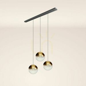 Luster s.luce Orb zlatý sklo 3x E27 Ø 40 cm, stmievateľný small 10
