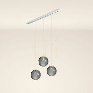 Luster s.luce Orb zlatý sklo 3x E27 Ø 40 cm, stmievateľný small 13