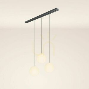 Luster s.luce Orb 3-ramenný dymové sklo kov Ø40 cm E27 stmievateľný small 6