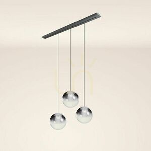 Luster s.luce Orb zlatý sklo kov 3-plameňový E27 Ø 40 cm small 8