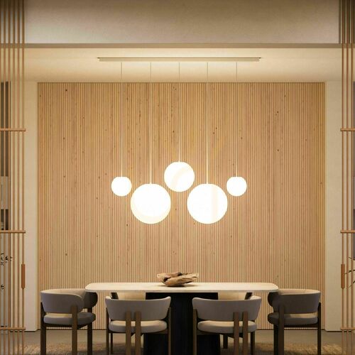 Skontrolujte Závesné svietidlo s.luce Orb 5x E27 dymové sklo, 160 cm
