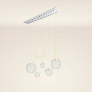 Luster s.luce Orb 5-ramenný dymové sklo, 2-radový 160 cm 13 Luster s.luce Orb 5-ramenný dymové sklo, 2-radový 160 cm small 13