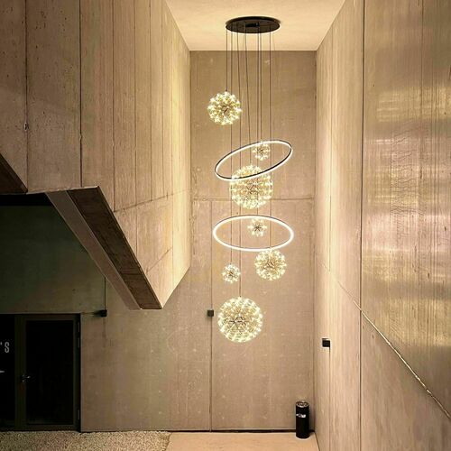 Skontrolujte Baldachýn s.luce Modular čierny kov Ø 60 cm 16x IP20