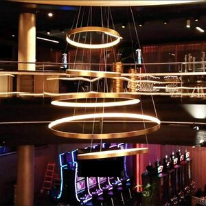 Závesné LED svietidlo s.luce Ring XL čierne 80 cm stmievateľné small 2