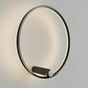 Prisadené stropné LED svietidlo s.luce Ring Air čierne Ø 60 cm small 10