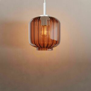 Závesné svietidlo s.luce Velo dymové sklo 20 cm E27 150 cm small 10
