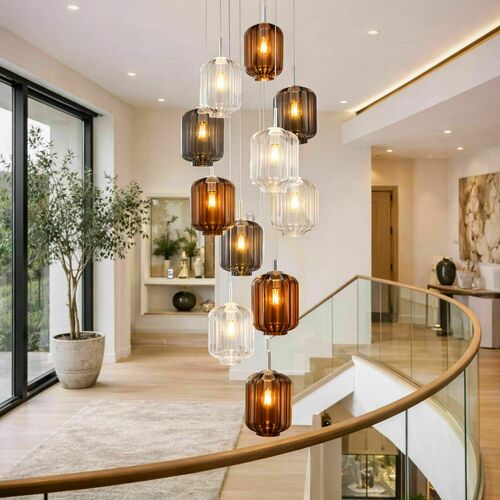 Skontrolujte Závesné svietidlo s.luce Velo dymové sklo 20 cm E27 150 cm