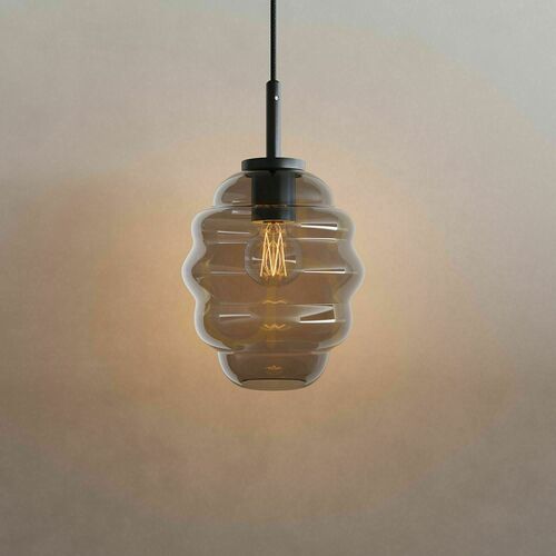 Skontrolujte Luster s.luce Echos Gallery dymové sklo, kov, E27, 18 cm, minimalistický