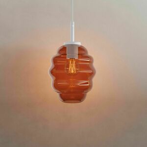 Závesné lustre s.luce Echos sklenené hnedé E27 500 cm small 12