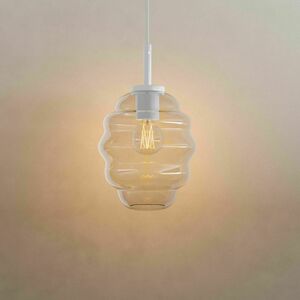 Závesné sklenené svietidlo s.luce Echos transparentné 18 cm E27 500 cm small 14