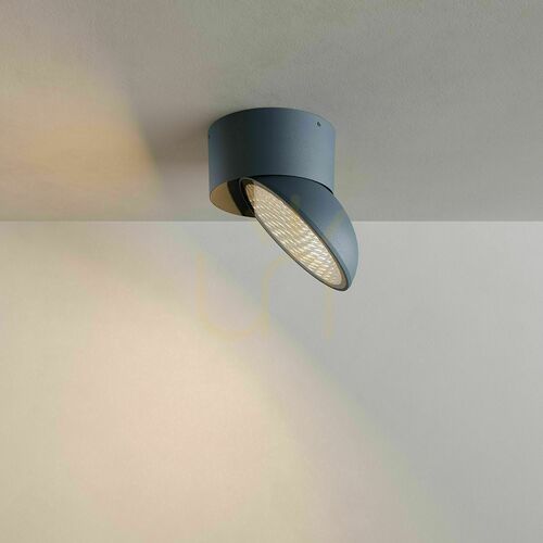 Skontrolujte Vonkajšie stropné svietidlo s.luce Santa Out LED antracit IP65 otočné