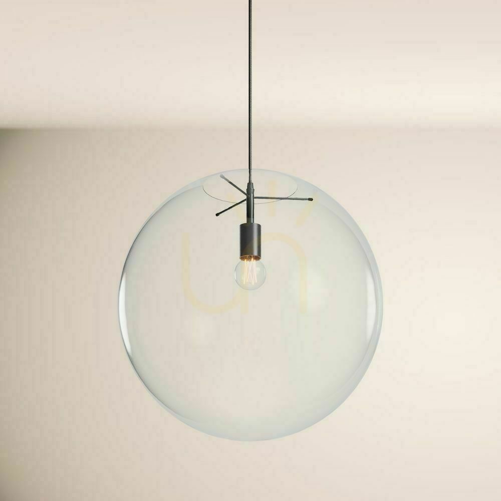 Csillár s.luce Orb üveggömb átlátszó 40 cm E27 minimalista modern