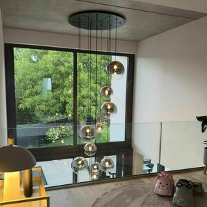 Luster s.luce Orb sklenená guľa priehľadná 40 cm E27 500 cm small 6