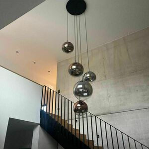 Luster s.luce Orb sklenená guľa priehľadná 40 cm E27 500 cm small 7