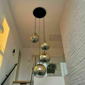 Luster s.luce Orb sklenená guľa priehľadná 40 cm E27 500 cm small 8