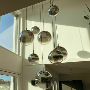Luster s.luce Orb sklenená guľa meď 50 cm E27 stmievateľný small 3