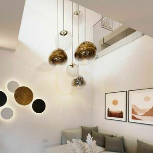 Závesné svietidlo s.luce Orb zlaté sklo 20 cm E27 150 cm small 1