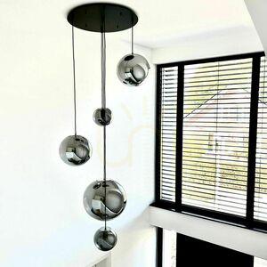 Luster s.luce Orb Glass Ball hnedý sklo 30 cm 500 cm small 4