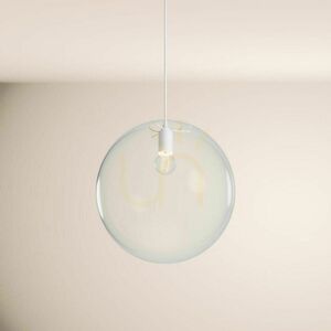 Závesné svietidlo s.luce Orb sklenená guľa zlaté 50 cm E27 stmievateľné small 0