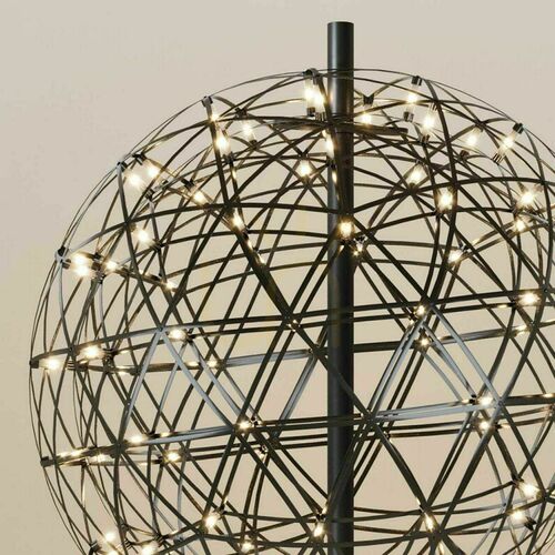 Skontrolujte Podlahová lampa s.luce Atom Metal čierna LED 208 cm dotykový stmievač