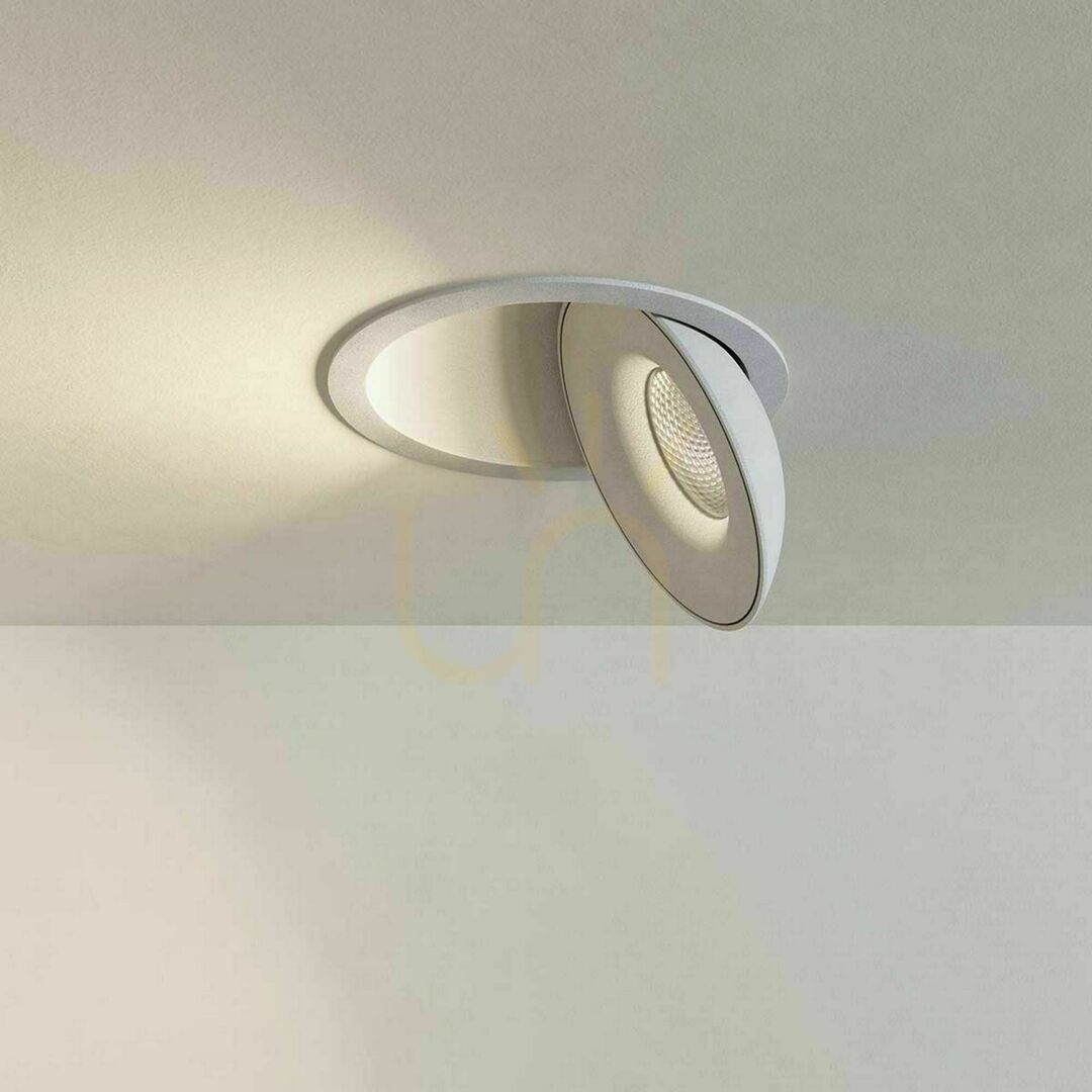 Náhľad Zapustený LED reflektor s.luce Santa Deep strieborný 11 W otočný stmievateľný Zapustený LED reflektor s.luce Santa Deep strieborný 11 W otočný stmievateľný