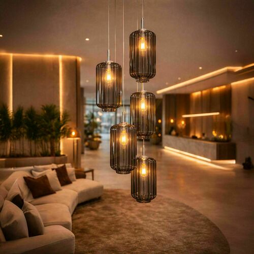 Skontrolujte Luster s.luce Velo sklenený transparentný, 1x E27, 500 cm, moderný