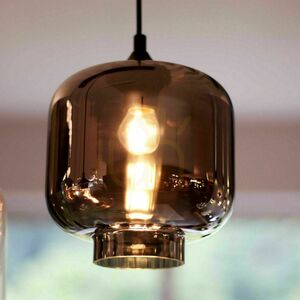 Luster s.luce Velo sklenený dymový moderný E27 500 cm small 14