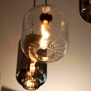 Luster s.luce Velo sklenený dymový moderný E27 500 cm small 4