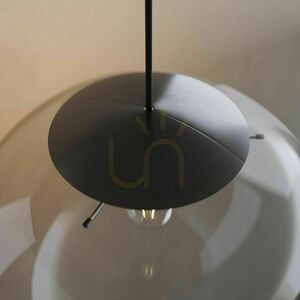 Krytka na sklenenú guľu s.luce Orb 30 cm čierna small 0