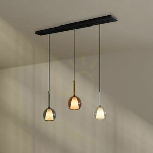 Závesné svietidlo s.luce Belluna 3-plameňové sklo multicolor 120 cm small 4