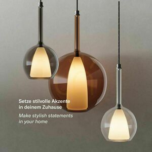 Lustre s.luce Belluna 3-flame transparentné sklenené moderné Ø 40 cm 1 Lustre s.luce Belluna 3-flame transparentné sklenené moderné Ø 40 cm small 1