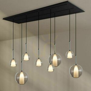 Luster s.luce Belluna 8-žiarové priehľadné závesné svietidlo nad jedálenský stôl 4 Luster s.luce Belluna 8-žiarové priehľadné závesné svietidlo nad jedálenský stôl small 4
