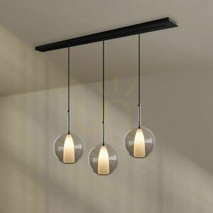 Luster s.luce Belluna dymové sklo 3-plameňový E27 moderný 9 Luster s.luce Belluna dymové sklo 3-plameňový E27 moderný small 9