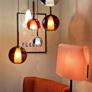 Luster s.luce Belluna 12-ramenný sklenený moderný viacfarebný E14/E27 small 11