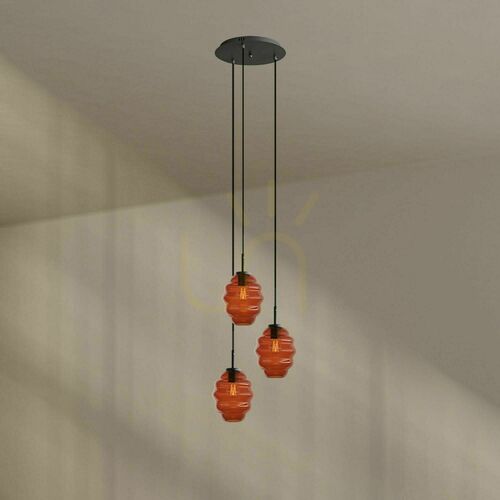Skontrolujte Luster s.luce Echos trojramenný sklenený moderný priehľadný Ø 40 cm