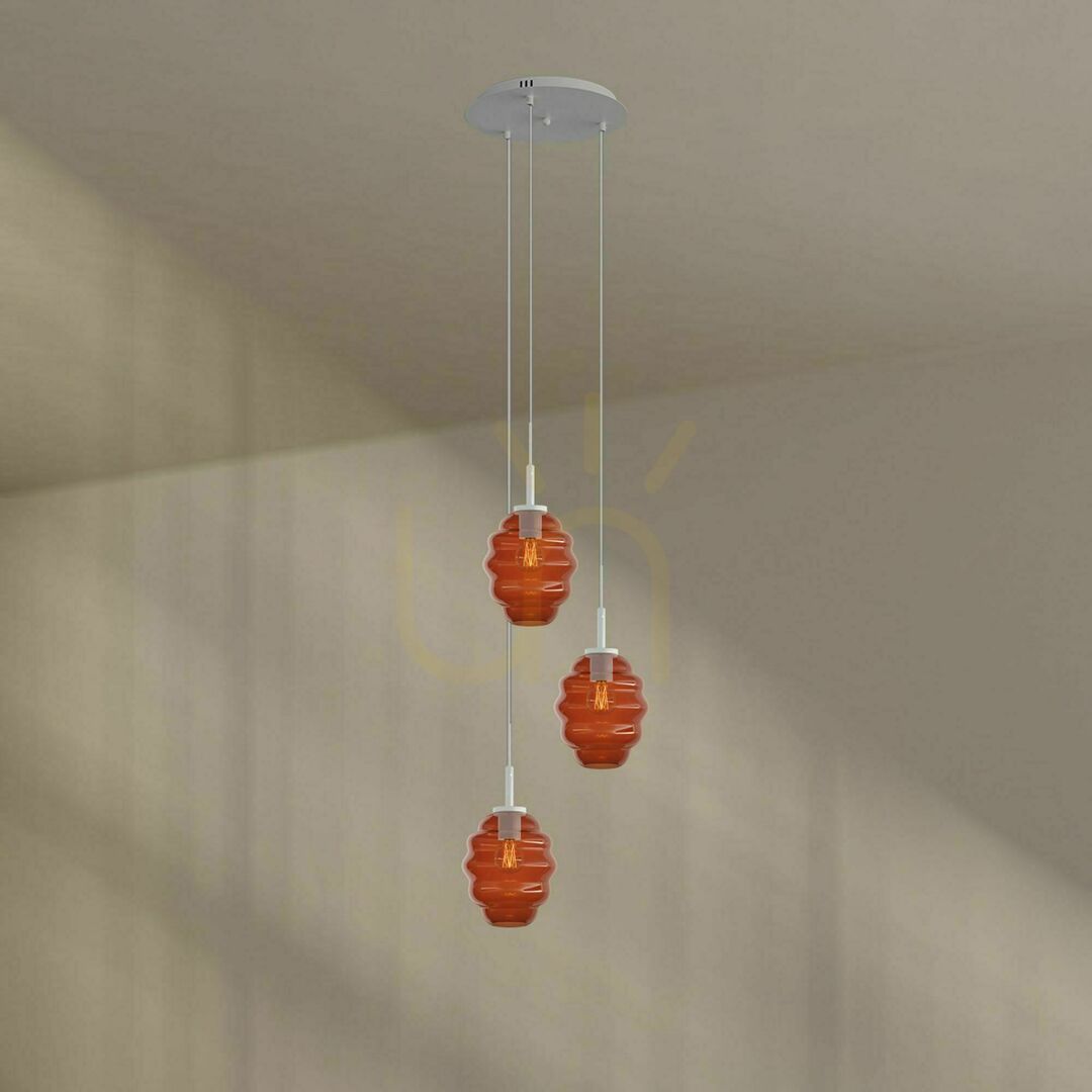 Skontrolujte Luster s.luce Echos 3-plameňový, viacfarebný, Ø 40 cm, E27, minimalistický Luster s.luce Echos 3-plameňový, viacfarebný, Ø 40 cm, E27, minimalistický