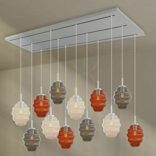 Skontrolujte Luster s.luce Echos 12-ramenný Ø 18 cm viacfarebný do jedálne