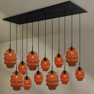 Luster s.luce Echos sklenený 12-plameňový oválny, priehľadný, 200 cm 2 Luster s.luce Echos sklenený 12-plameňový oválny, priehľadný, 200 cm small 2
