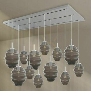 Luster s.luce Echos sklenený 12-plameňový oválny, priehľadný, 200 cm 9 Luster s.luce Echos sklenený 12-plameňový oválny, priehľadný, 200 cm small 9