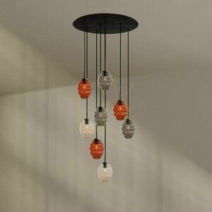 Lustre s.luce Echos 8-ramenné sklenené priehľadné minimalistické Ø 80 cm 4 Lustre s.luce Echos 8-ramenné sklenené priehľadné minimalistické Ø 80 cm small 4